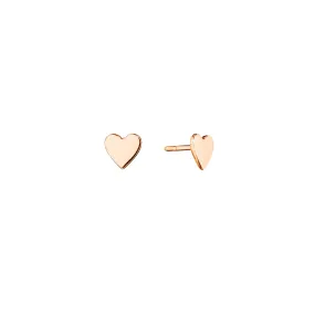 Small Rose Gold Wings of Love Stud Earrings