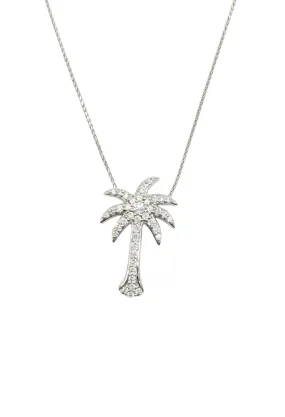 1.25 Carat Diamond Palm Tree Pendant