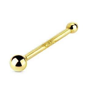 14kt Gold Ball Top Nosebone