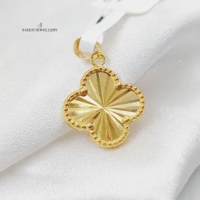 18K Clover Pendant