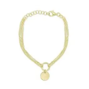 Allegra Bracelet Matt Gold