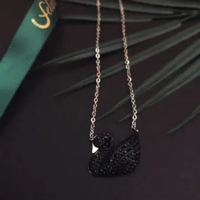 Black Swan Swarovski Necklace