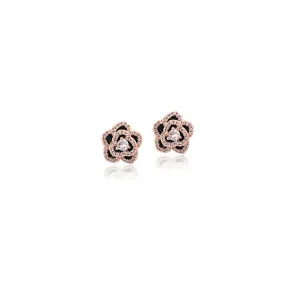 Flower Cubic Zirconia Earrings