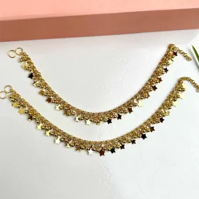 Golden Star Anklet