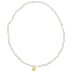 Pearl Stretch Bead Anklet