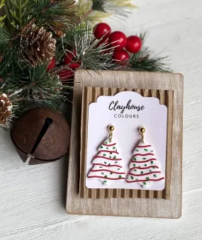 Tree Clay Earrings